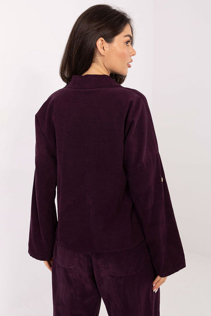   Koszula Damska Model IT-KS-22390.81 Dark Violet - Italy Moda 