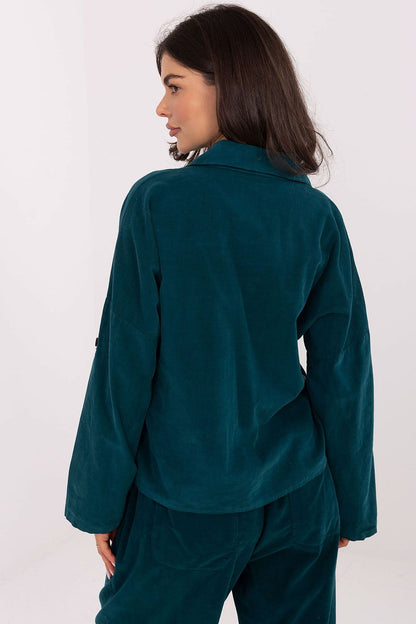   Koszula Damska Model IT-KS-22390.81 Morski - Italy Moda 