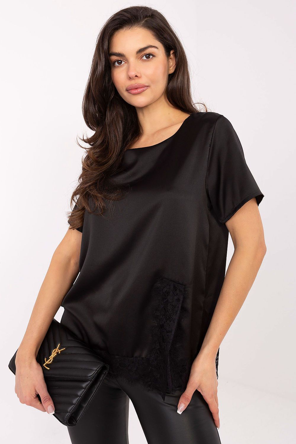   Bluzka Model MI-BZ-3297.28 Black - Italy Moda 