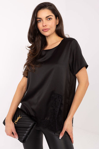   Bluzka Model MI-BZ-3297.28 Black - Italy Moda 