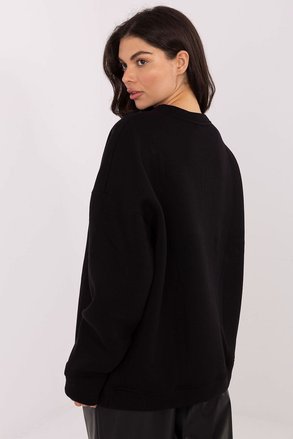   Bluza Damska Model RV-BL-A1036.22 Black - Rue Paris 