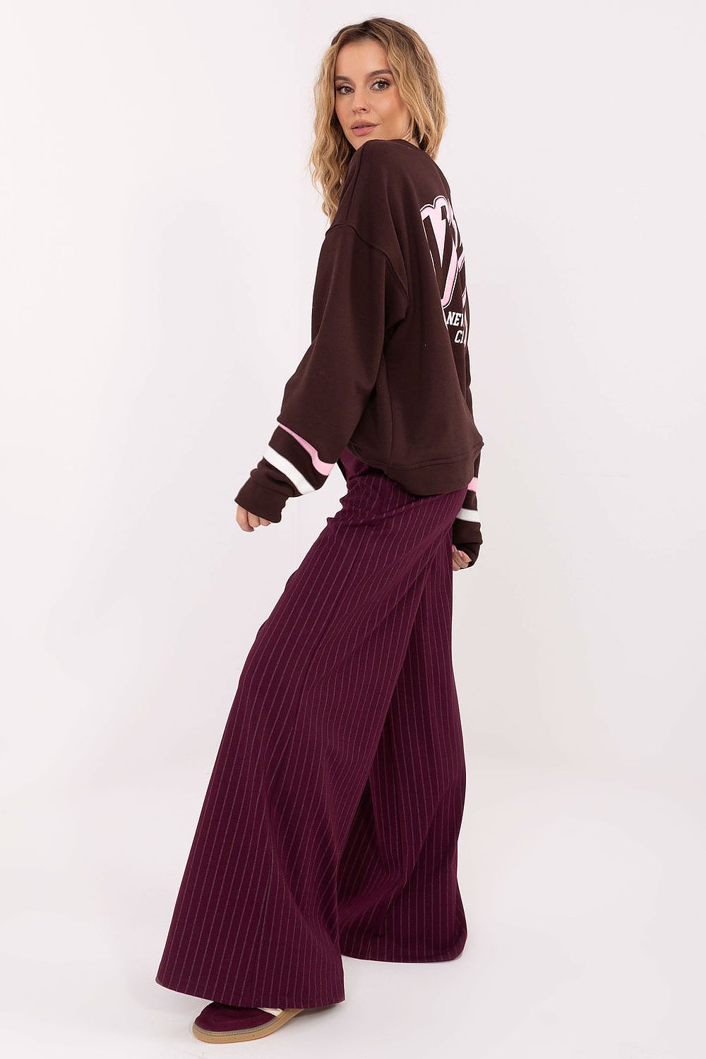   Bluza Damska Model MJ-BL-H2496.27 Dark Brown - Factory Price 