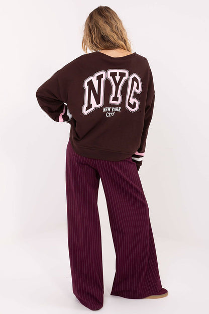   Bluza Damska Model MJ-BL-H2496.27 Dark Brown - Factory Price 