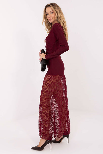  Sukienka Model MI-SK-3310.63 Bordo - Italy Moda 