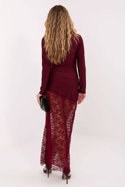  Sukienka Model MI-SK-3310.63 Bordo - Italy Moda 