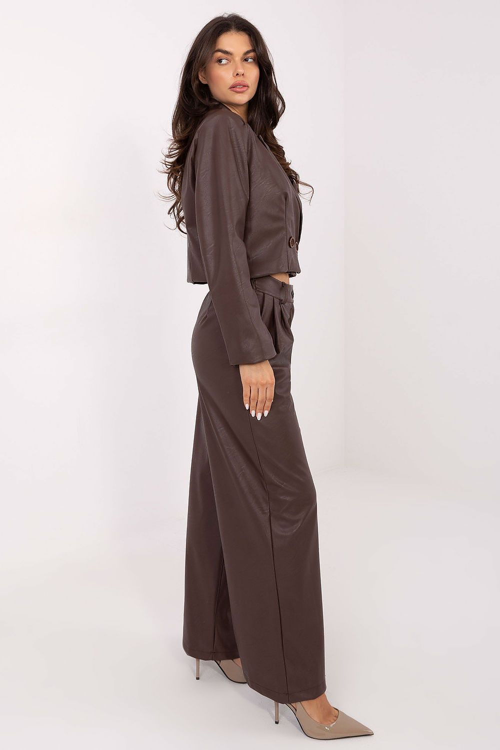  Marynarka Model IT-KR-FL9719.06P Brown - Italy Moda 