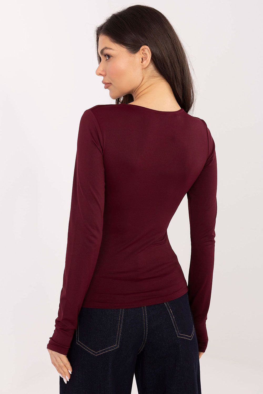   Bluzka Model IT-BZ-21823.97 Bordo - Italy Moda 