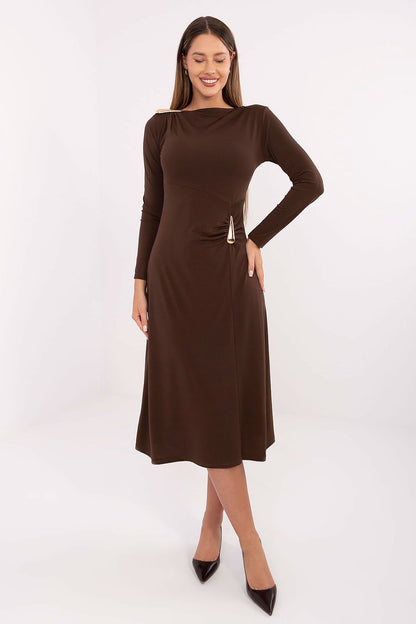  Sukienka Model IT-SK-21900.00 Brown - Italy Moda 
