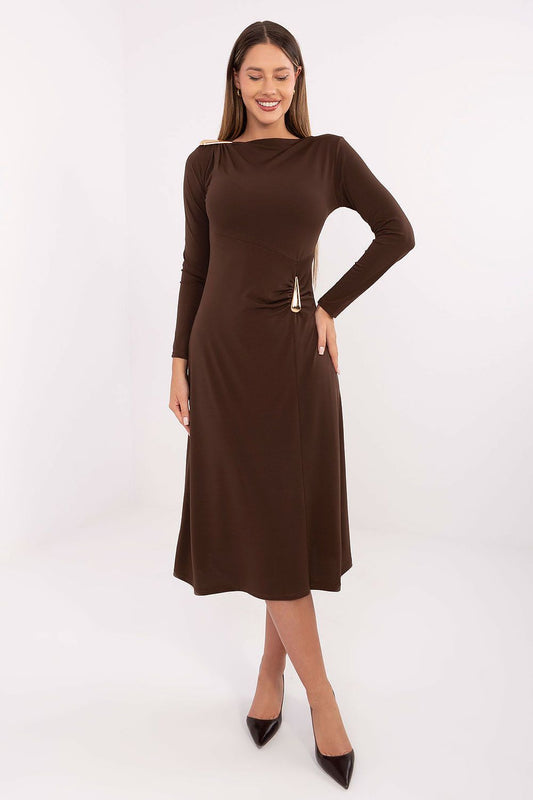  Sukienka Model IT-SK-21900.00 Brown - Italy Moda 