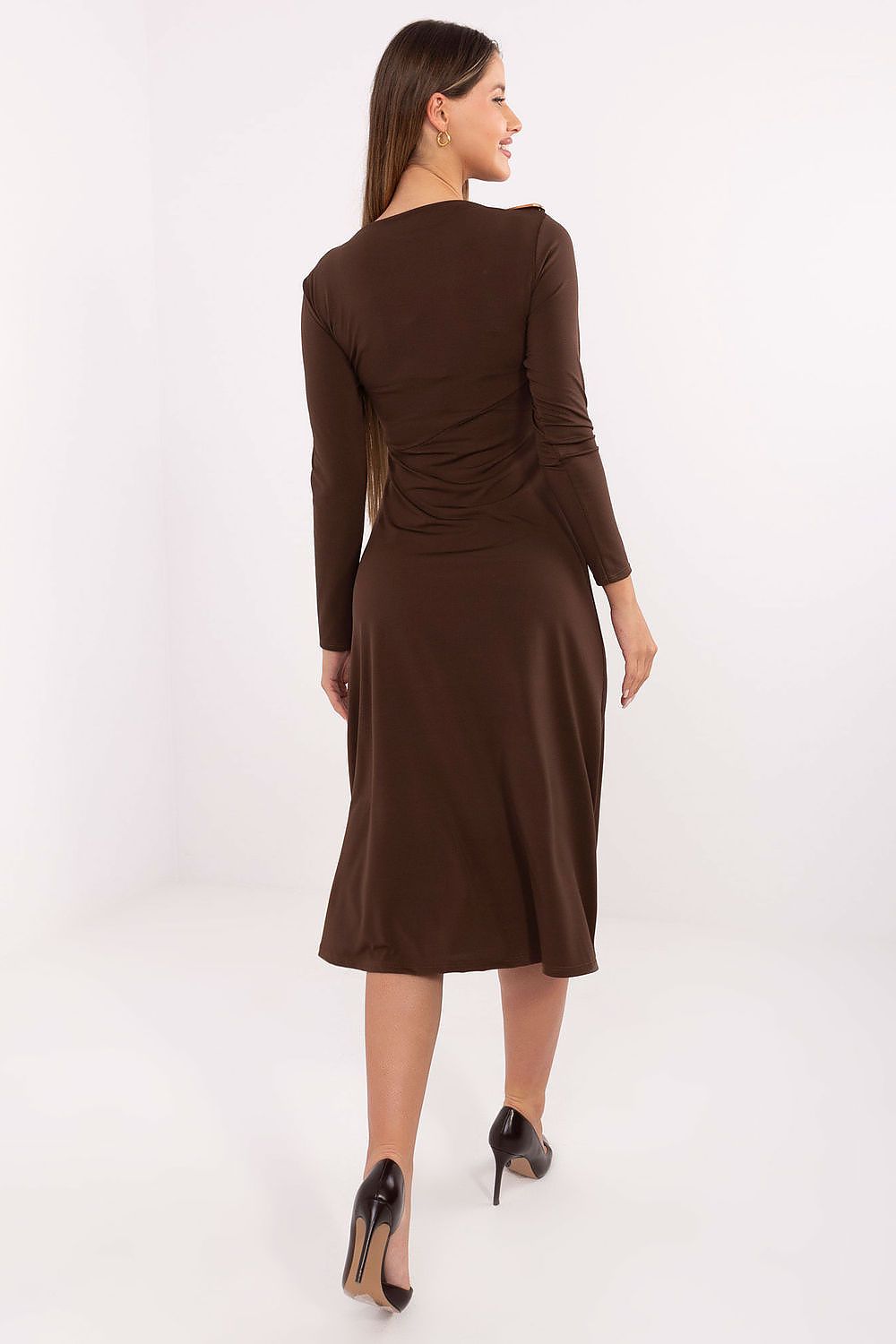  Sukienka Model IT-SK-21900.00 Brown - Italy Moda 