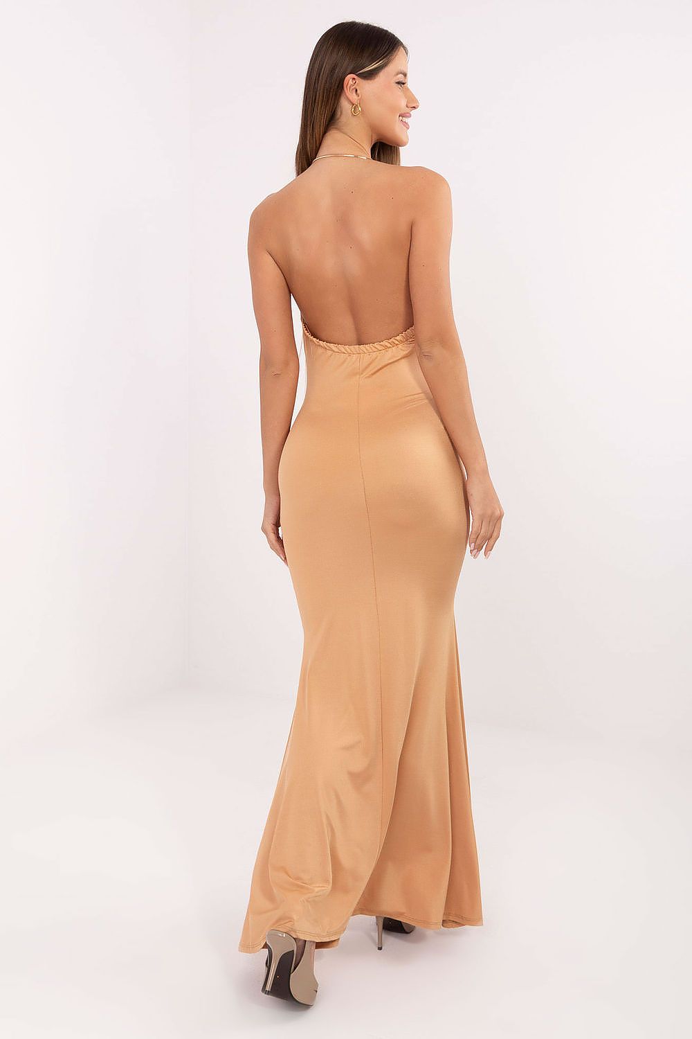  Sukienka Model IT-SK-21859.01P Camel - Italy Moda 