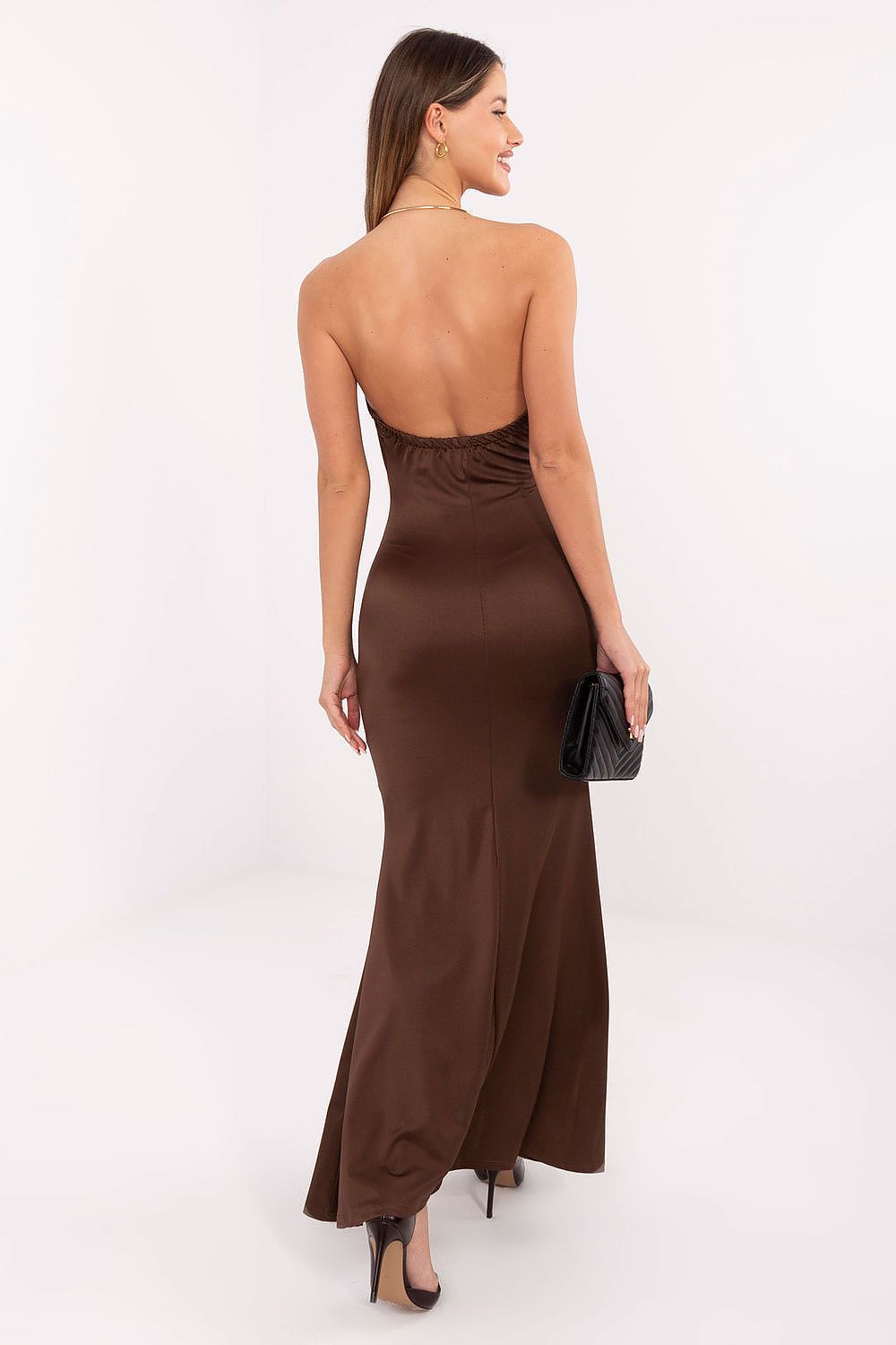  Sukienka Model IT-SK-21859.01P Brown - Italy Moda 