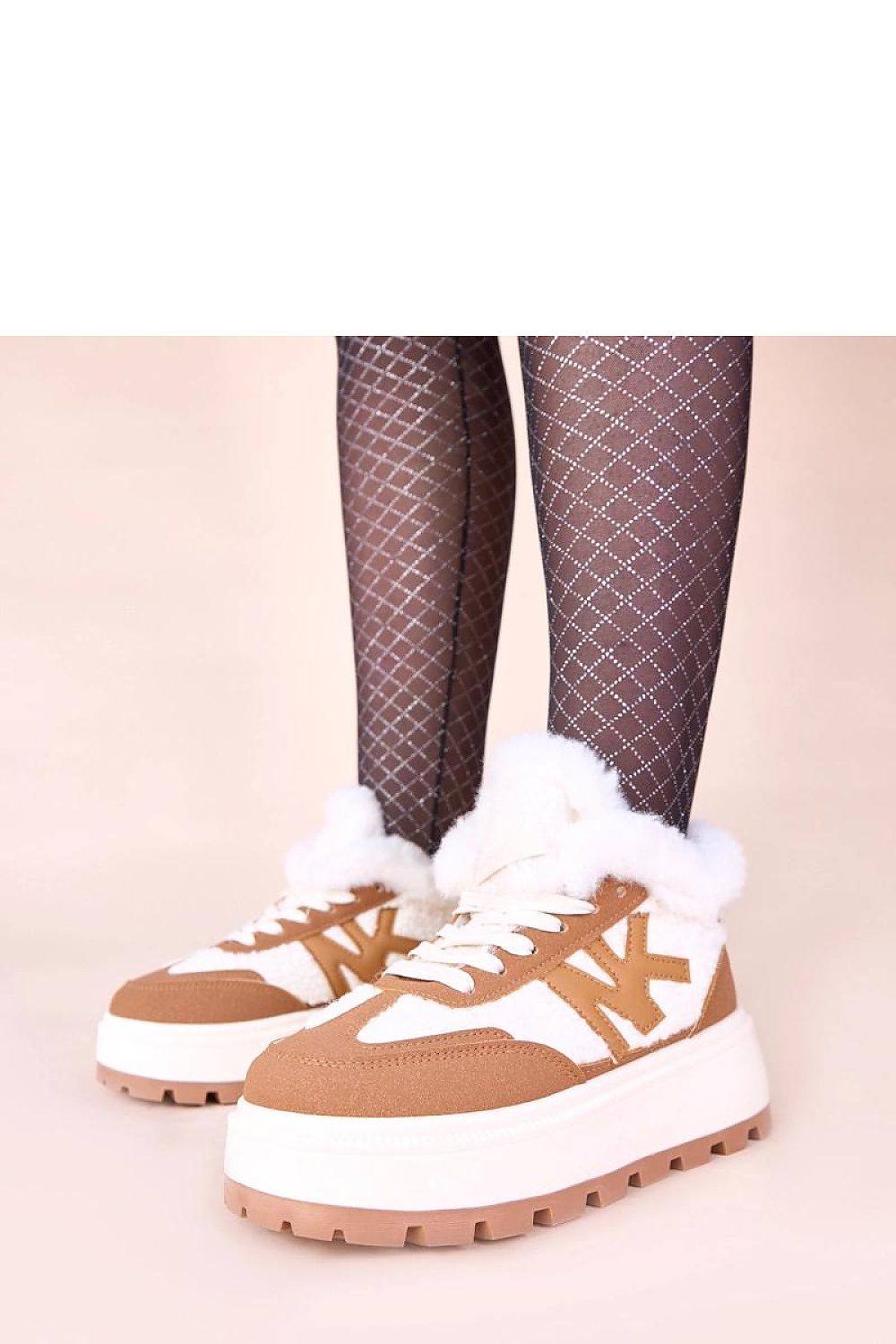   Buty Sportowe Model Nicha 6466 Brown - Solea 