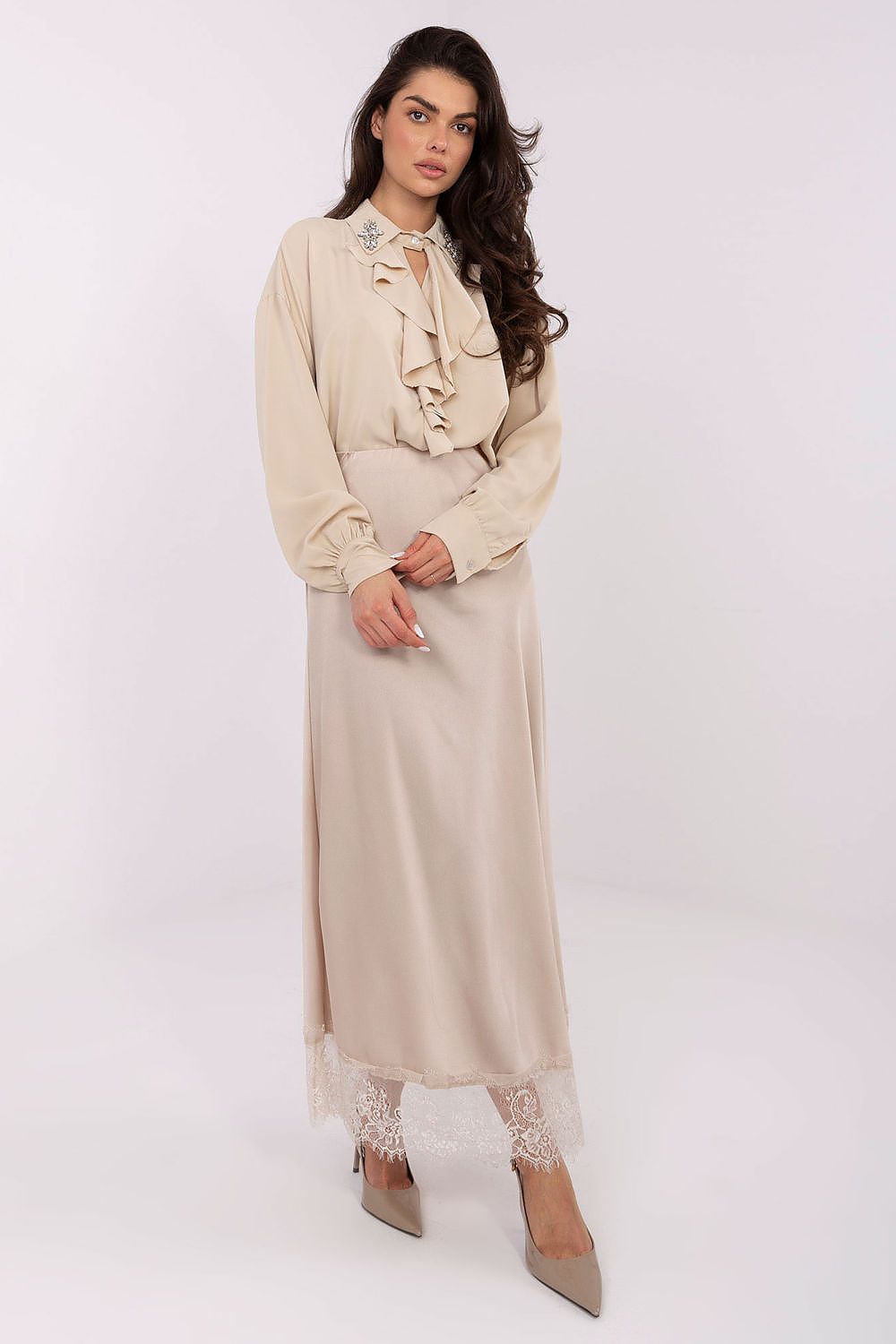   Bluzka Model IT-BZ-28995.25 Beige - Factory Price 