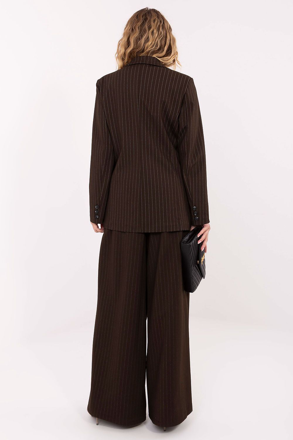   Marynarka Model IT-MA-FL6215.21 Dark Brown - Rue Paris 