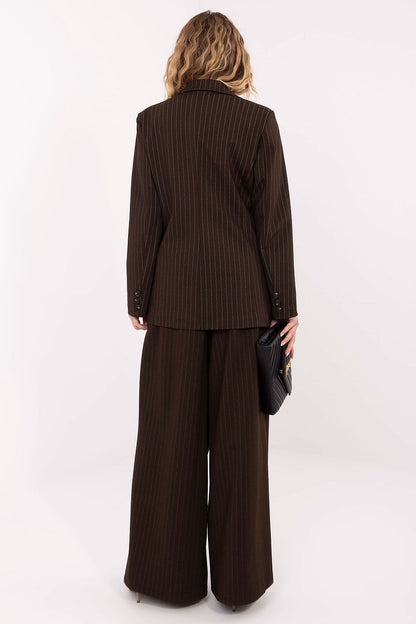   Marynarka Model IT-MA-FL6215.21 Dark Brown - Rue Paris 