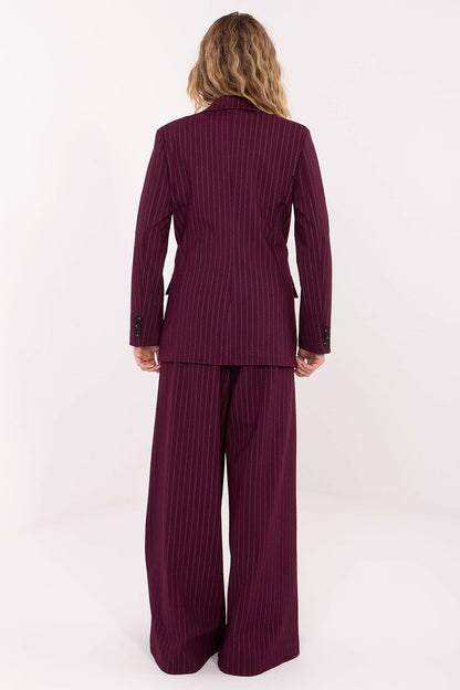   Marynarka Model IT-MA-FL6215.21 Bordo - Rue Paris 