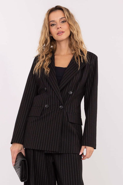   Marynarka Model IT-MA-FL6215.21 Black - Rue Paris 