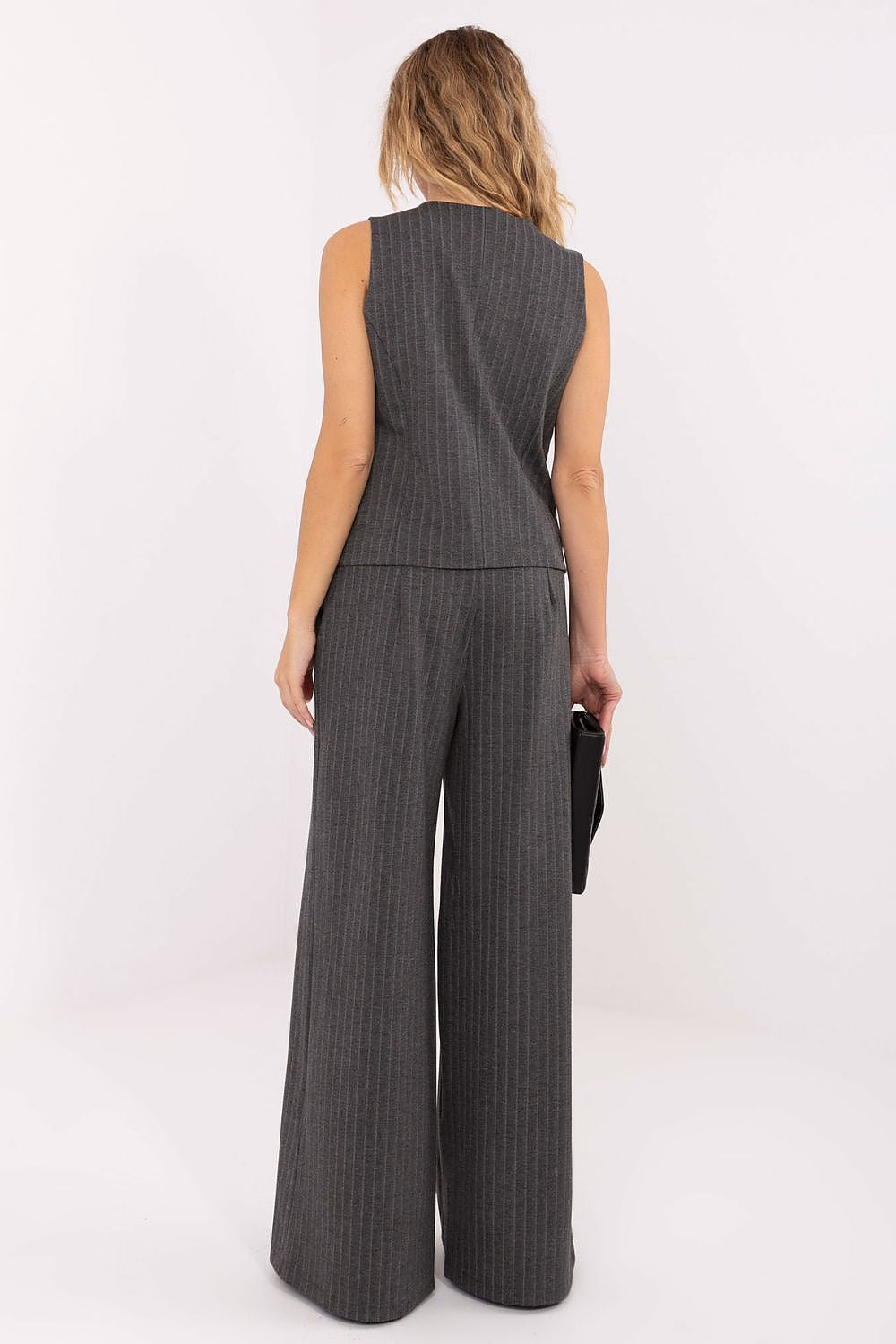   Kamizelka Model IT-KZ-FL7519.57 Dark Grey - Rue Paris 