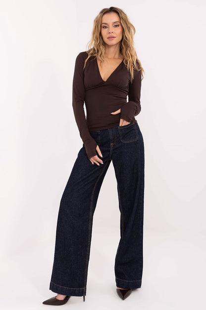   Bluzka Model IT-BZ-21823.97 Brown - Italy Moda 