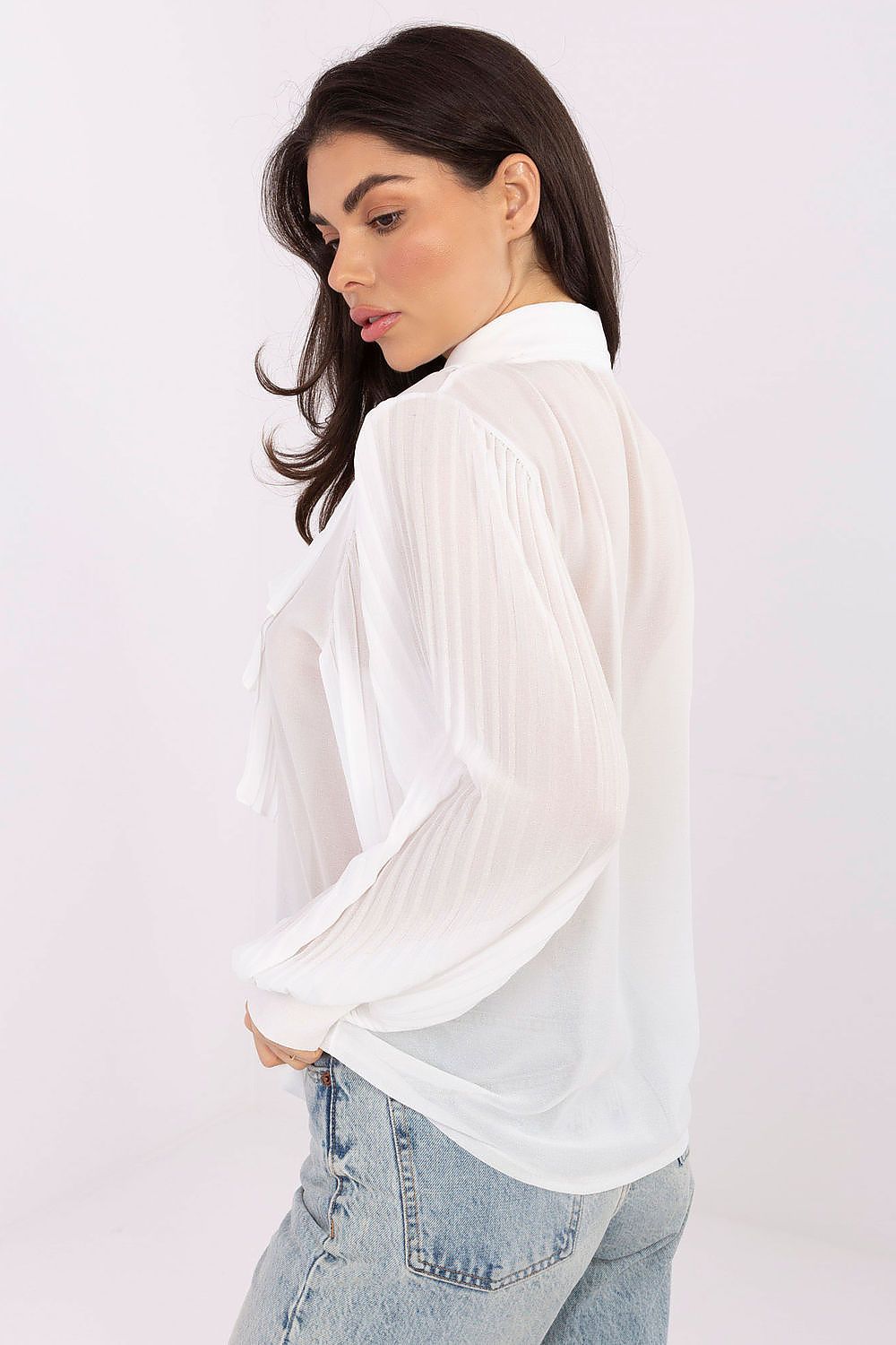   Koszula Damska Model MI-KS-A2818.09 White - Italy Moda 