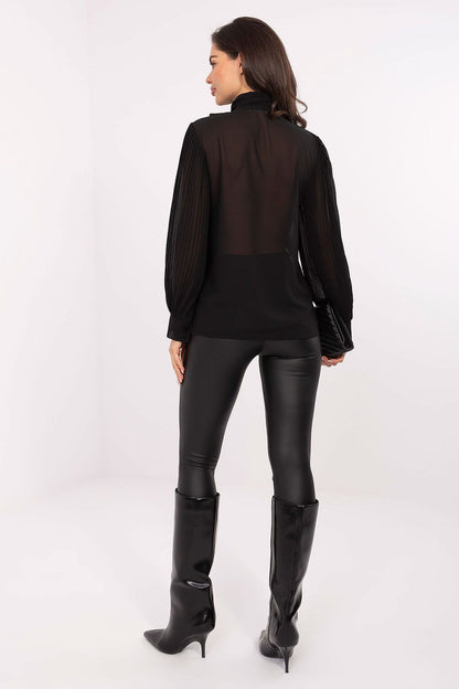   Koszula Damska Model MI-KS-A2818.09 Black - Italy Moda 