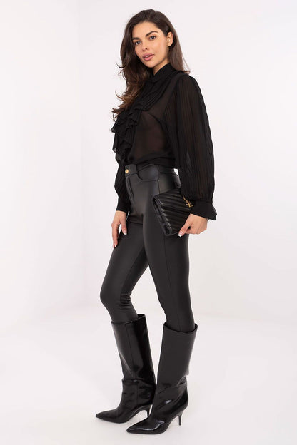   Koszula Damska Model MI-KS-A2818.09 Black - Italy Moda 