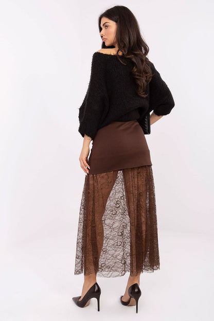  Spódnica Model MI-SD-3292.09P Brown - Italy Moda 
