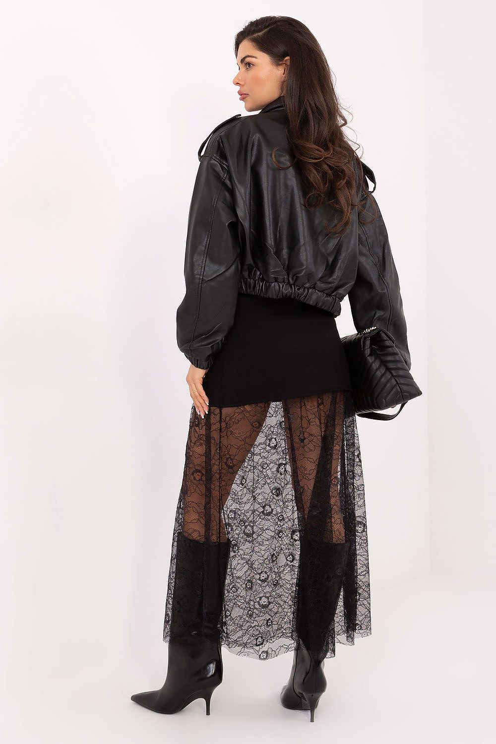  Spódnica Model MI-SD-3292.09P Black - Italy Moda 