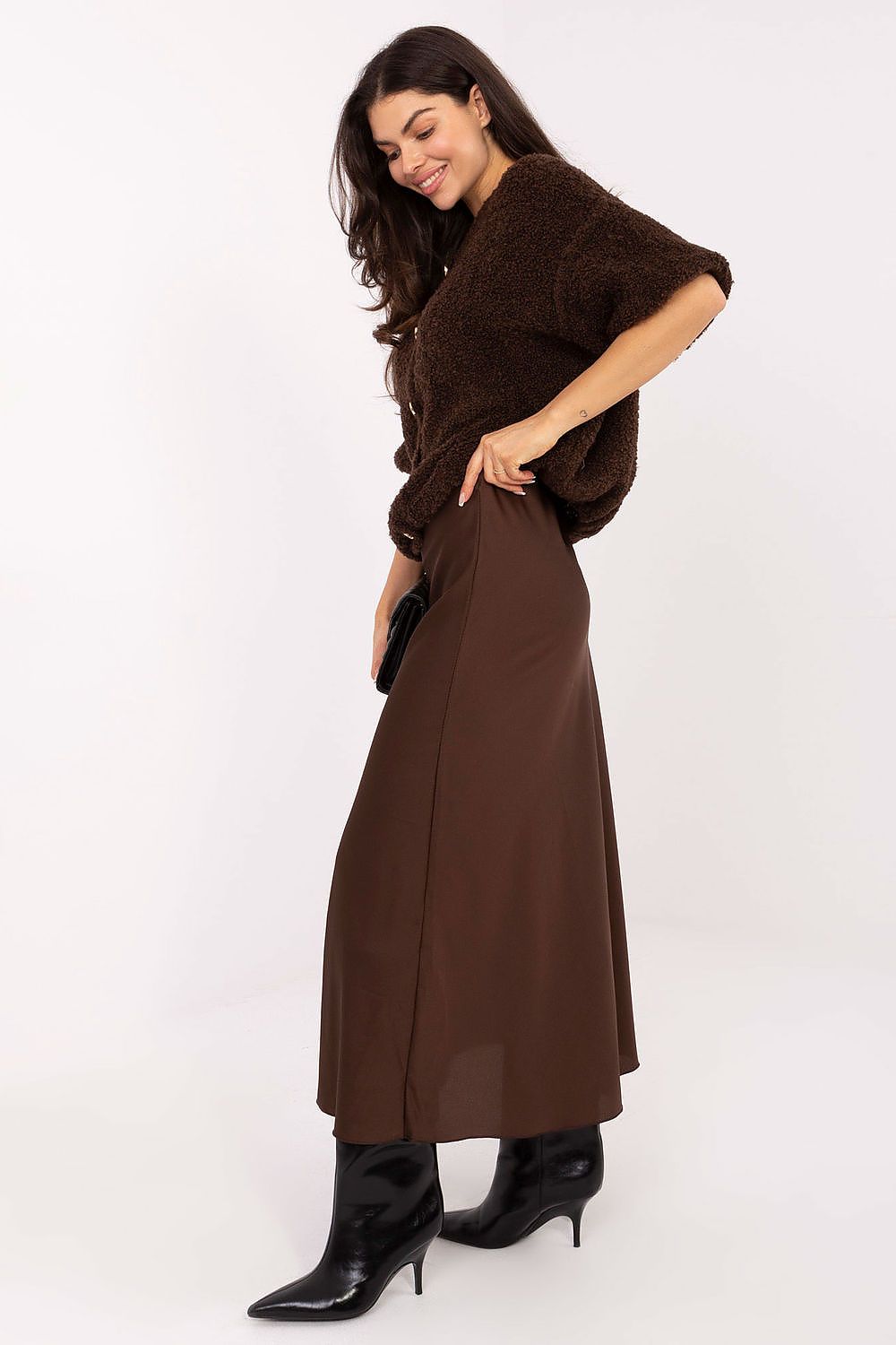  Spódnica Model MI-SD-A2797.33 Brown - Italy Moda 