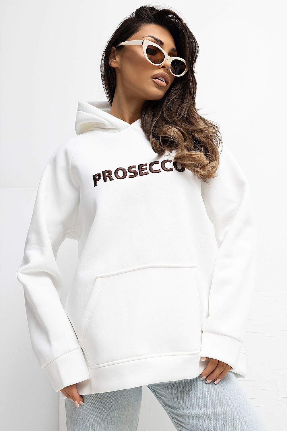  Bluza Damska Model RV-BL-A1034.26 Ecru - Rue Paris 