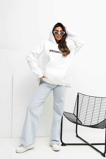   Bluza Damska Model RV-BL-A1034.26 Ecru - Rue Paris 