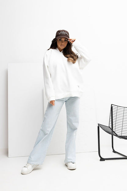   Bluza Damska Model RV-BL-A1037.12 Ecru - Rue Paris 