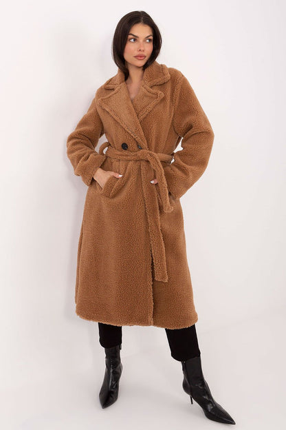   Płaszcz Damski Model IT-PL-97150.26 Camel - Factory Price 