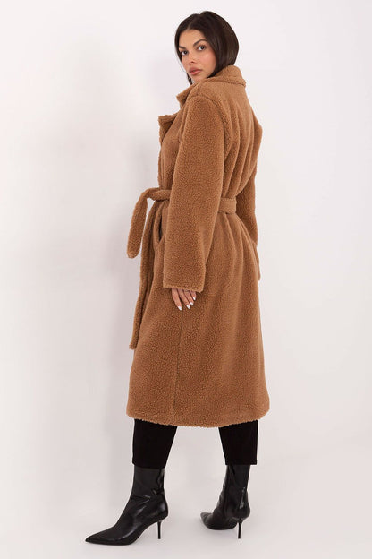   Płaszcz Damski Model IT-PL-97150.26 Camel - Factory Price 