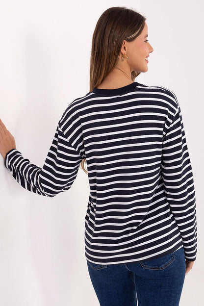   Bluzka Model RV-BZ-A895.24 Navy - Relevance 