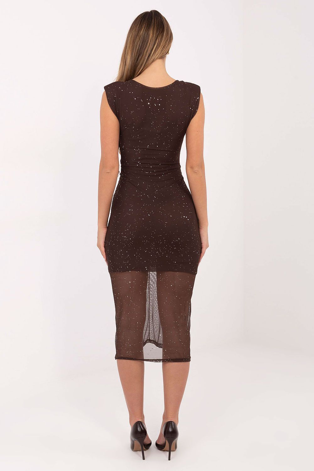  Sukienka Model IT-SK-21931.13 Brown - Italy Moda 