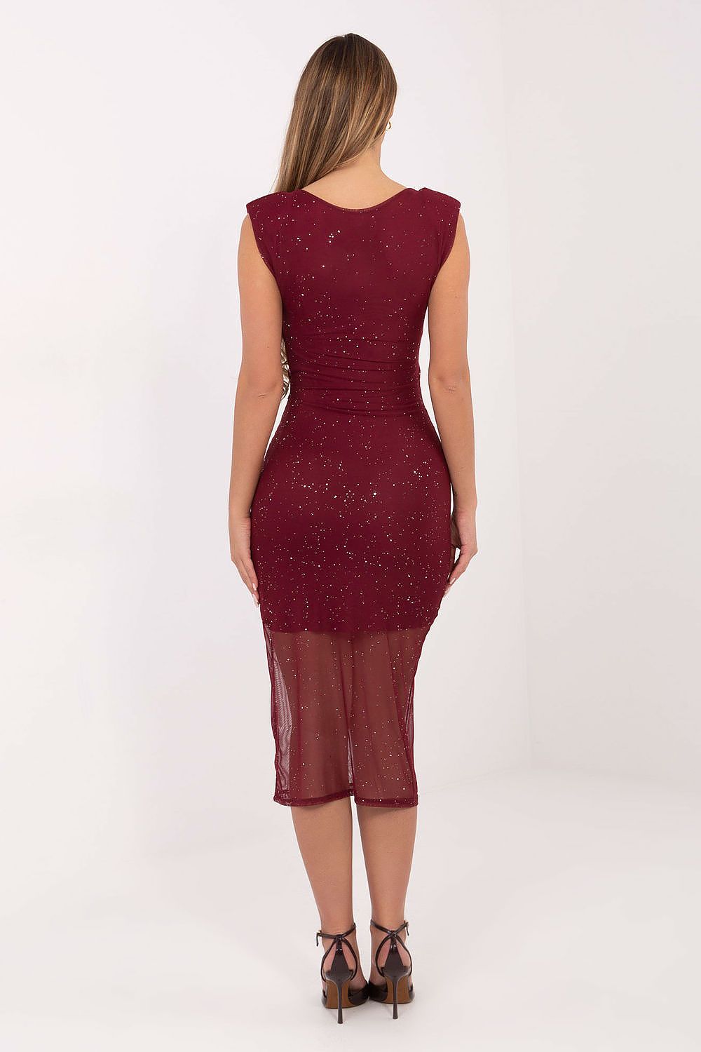  Sukienka Model IT-SK-21931.13 Bordo - Italy Moda 