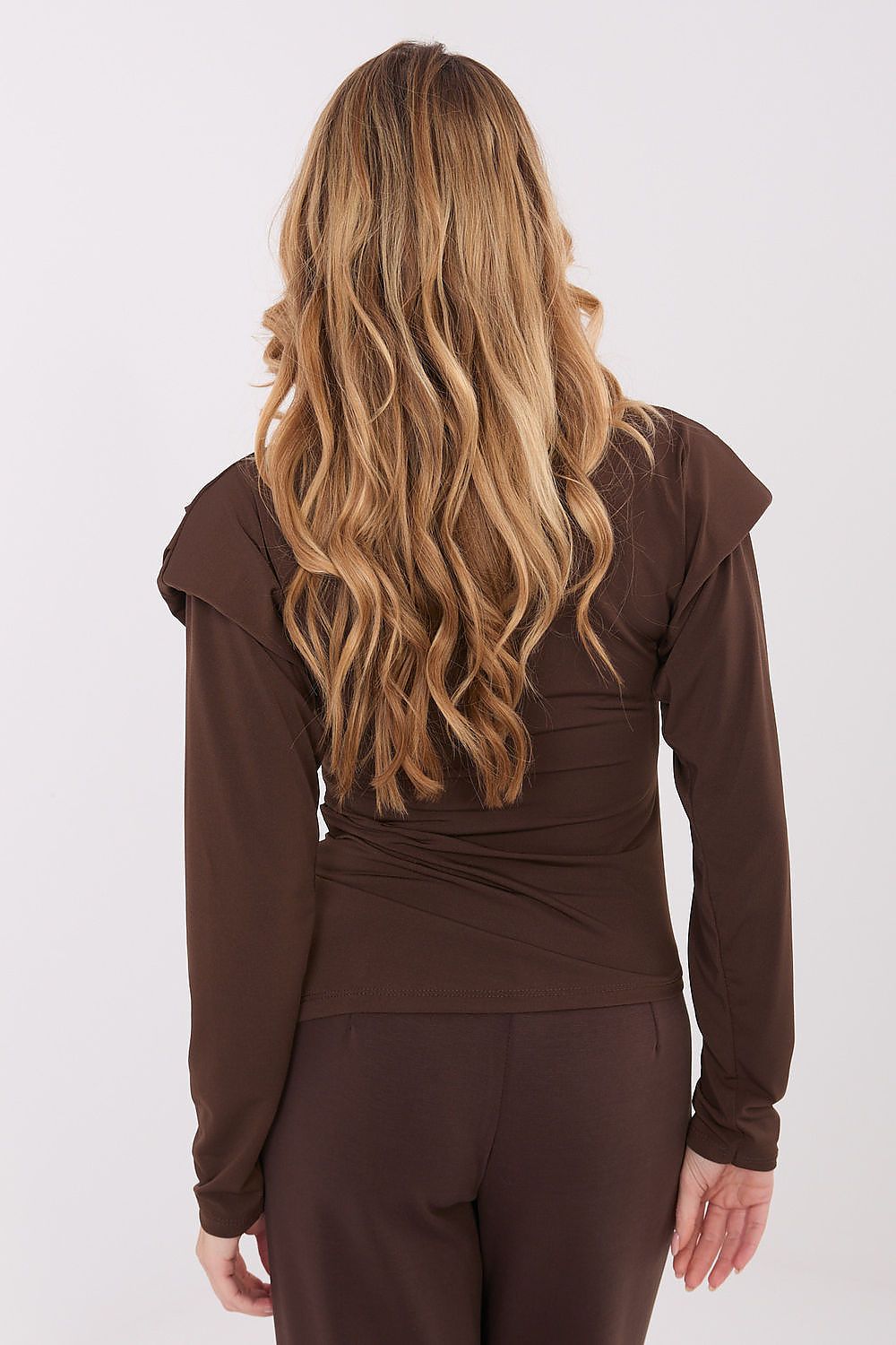  Bluzka Model IT-BZ-21898.12 Brown - Italy Moda 