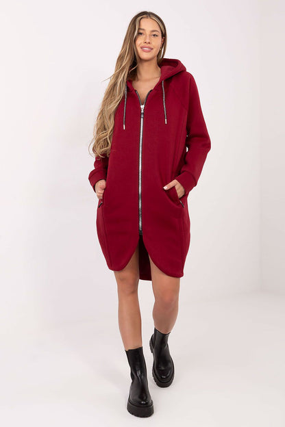   Bluza Damska Model RV-BL-A1027.79 Bordo - Relevance 