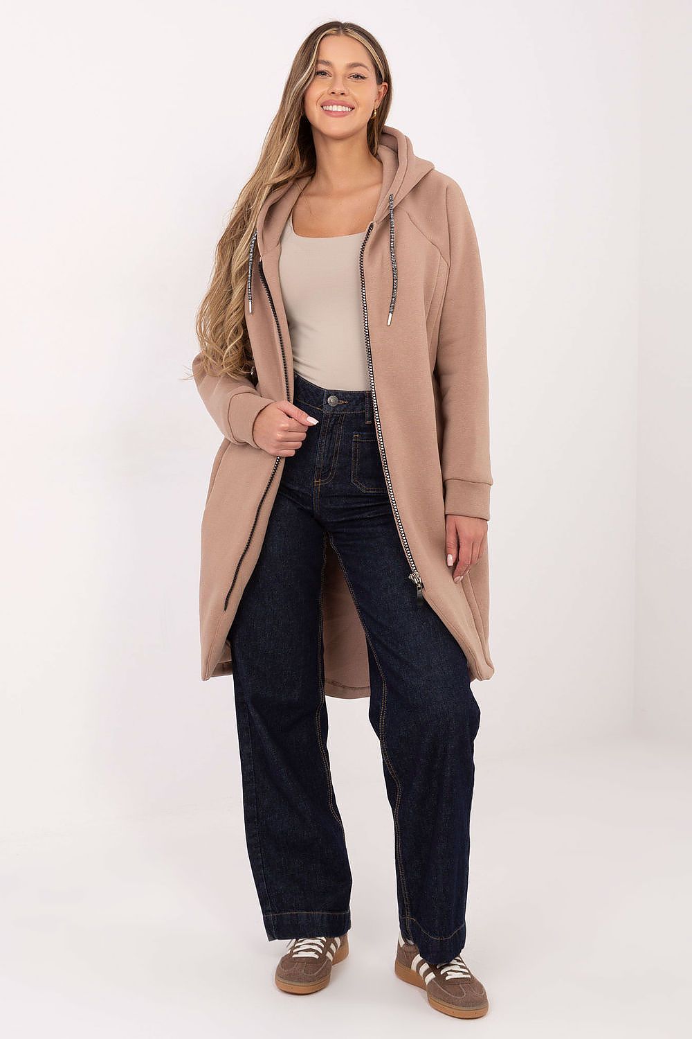   Bluza Damska Model RV-BL-A1027.79 Dark Beige - Relevance 