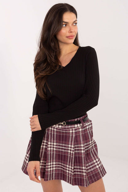   Bluzka Model RV-BZ-A1054.34 Black - Rue Paris 