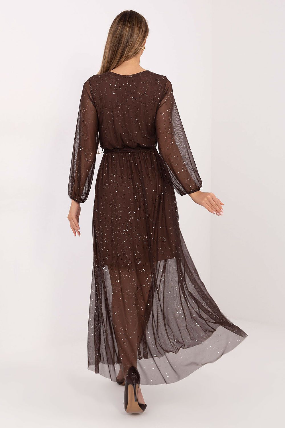  Sukienka Model IT-SK-21807.22 Brown - Italy Moda 