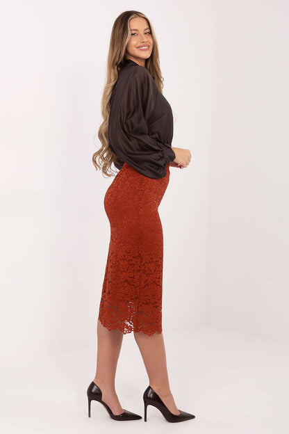  Spódnica Model IT-SD-21852.15 Dark Orange - Italy Moda 