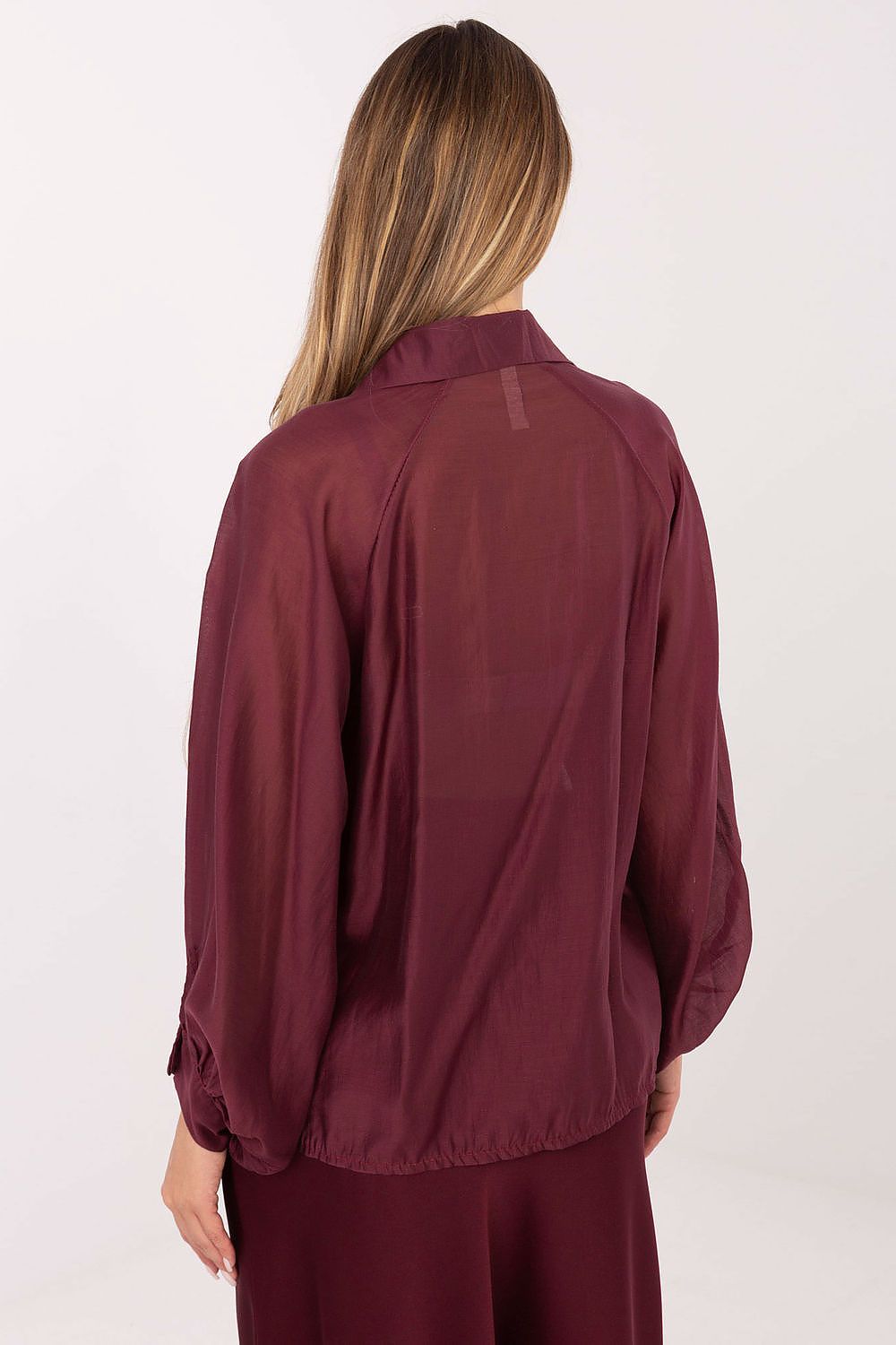   Koszula Damska Model IT-KS-28979.63 Bordo - Factory Price 