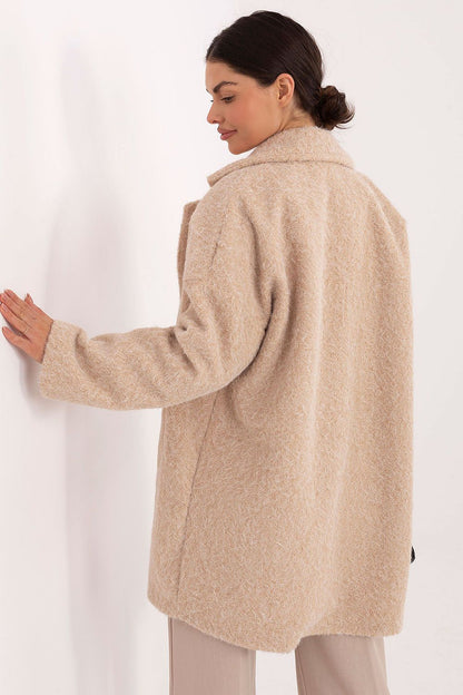   Płaszcz Damski Model IT-PL-96965.19 Beige - Factory Price 