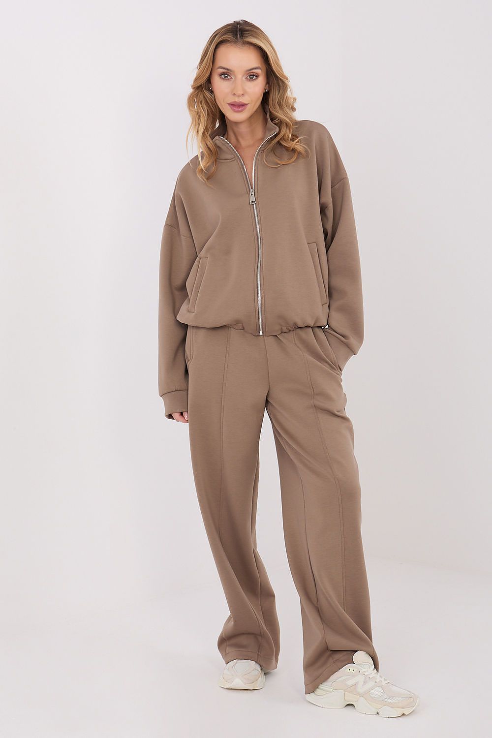   Bluza Damska Model SM-BL-A1562.33 Dark Beige - Factory Price 