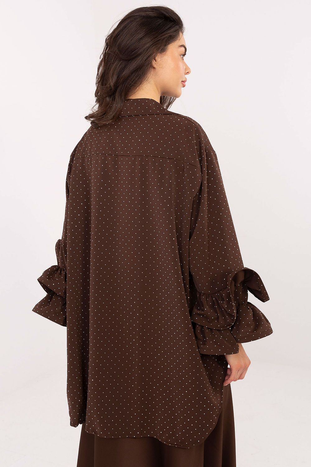   Koszula Damska Model IT-KS-8381-1.64 Brown - Italy Moda 