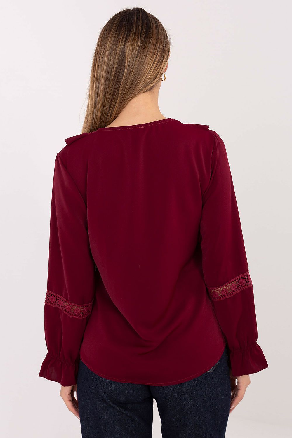   Bluzka Model IT-BZ-8738.24 Bordo - Italy Moda 