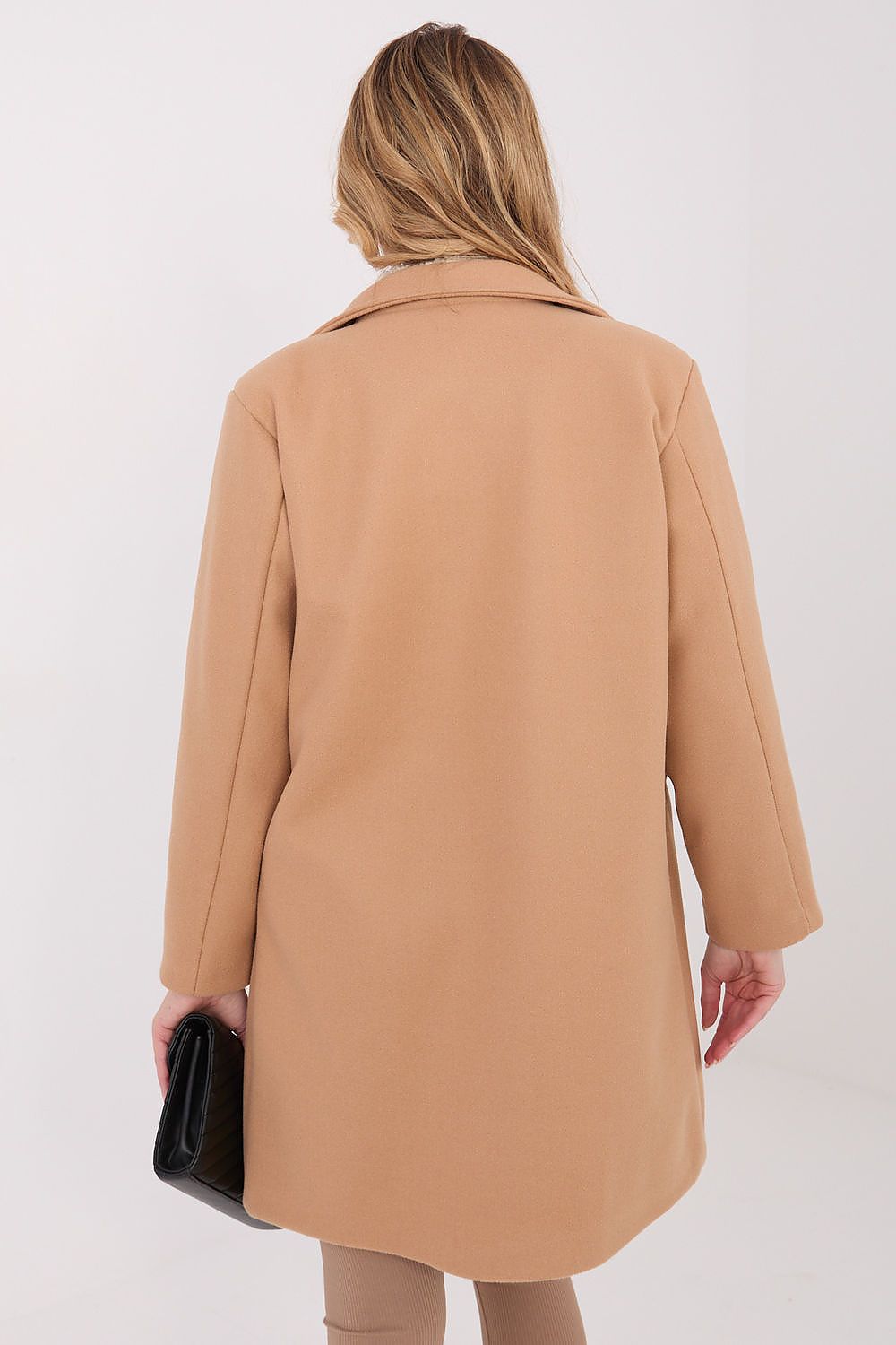   Płaszcz Damski Model IT-PL-20238.23 Camel - Italy Moda 
